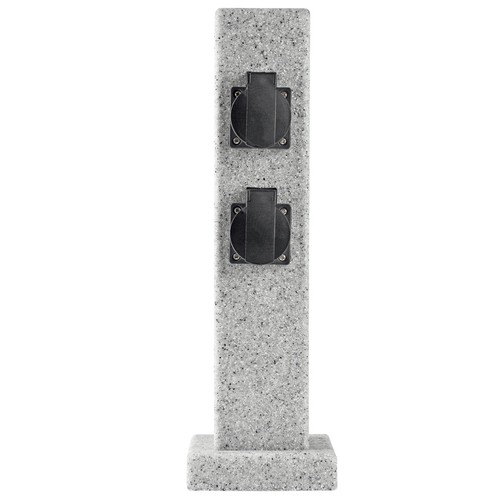 Gartensteckdose stein optik - gartensteckdose,