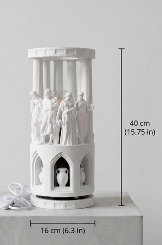 Tischlampe säulen und statuen - säulen,