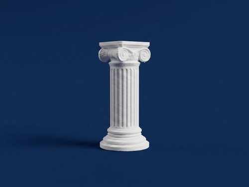 Griechische ionische säule - griechische,
