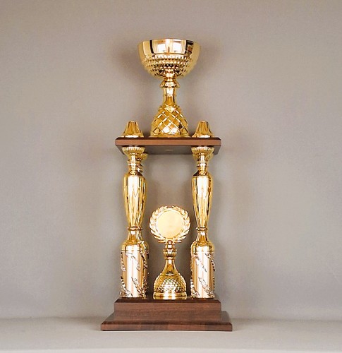 Säulenpokal gold - cm,